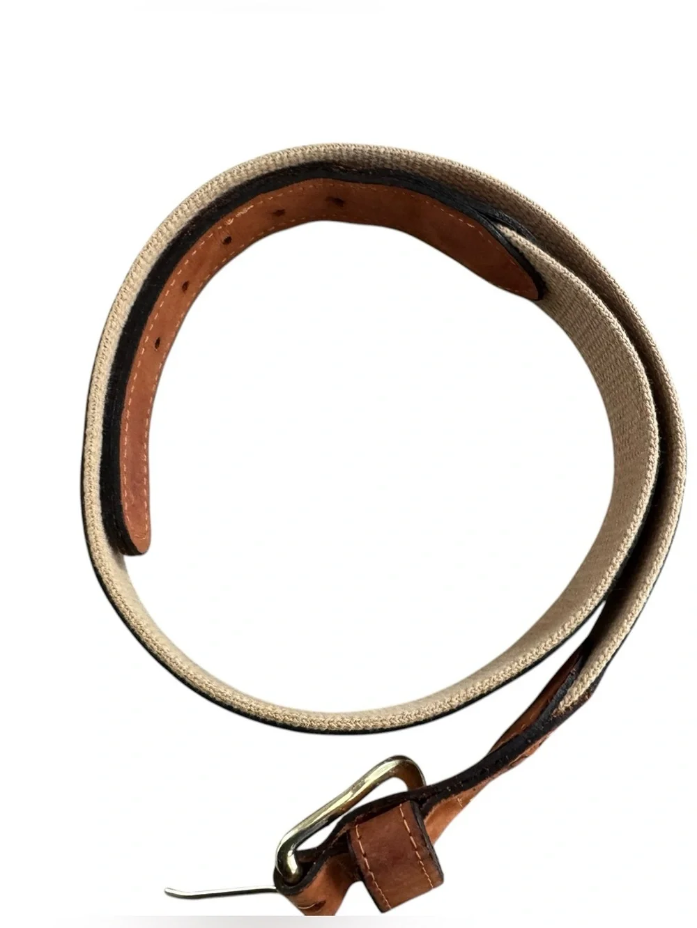 Zep-Pro REDFISH EMBROIDERED NUBUCK TAN LEATHER BELT size 30